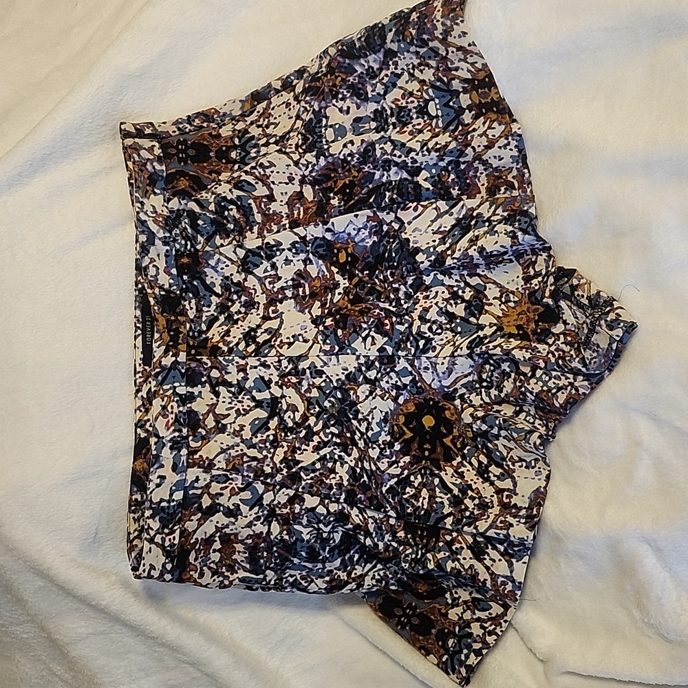 High Waisted Flared Shorts